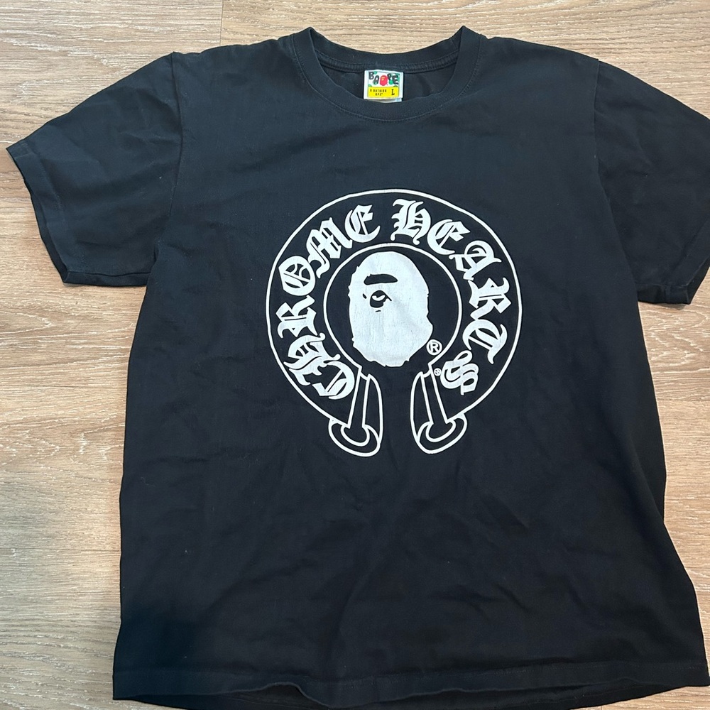 Bape x chrome hearts tee